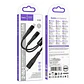 Cable de carga y datos X123 Tipo c a tipo c + lightning trenzado 1m - Miniatura 4