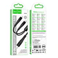 Cable de carga y datos X123 Tipo c a tipo c + c trenzado 1m - Miniatura 4