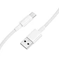 Cable de carga y datos USB-C blanco 3.0 Trenzado BX117 1m - Miniatura 1