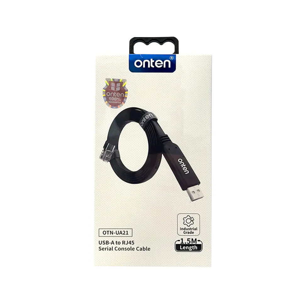 Cable USB-A para consola RJ45 serial grado industrial  2