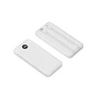 Powerbank 10.000 mah 22.5w incluye dos cables iphone y Usb C DUAL IMPUT Blanco  2