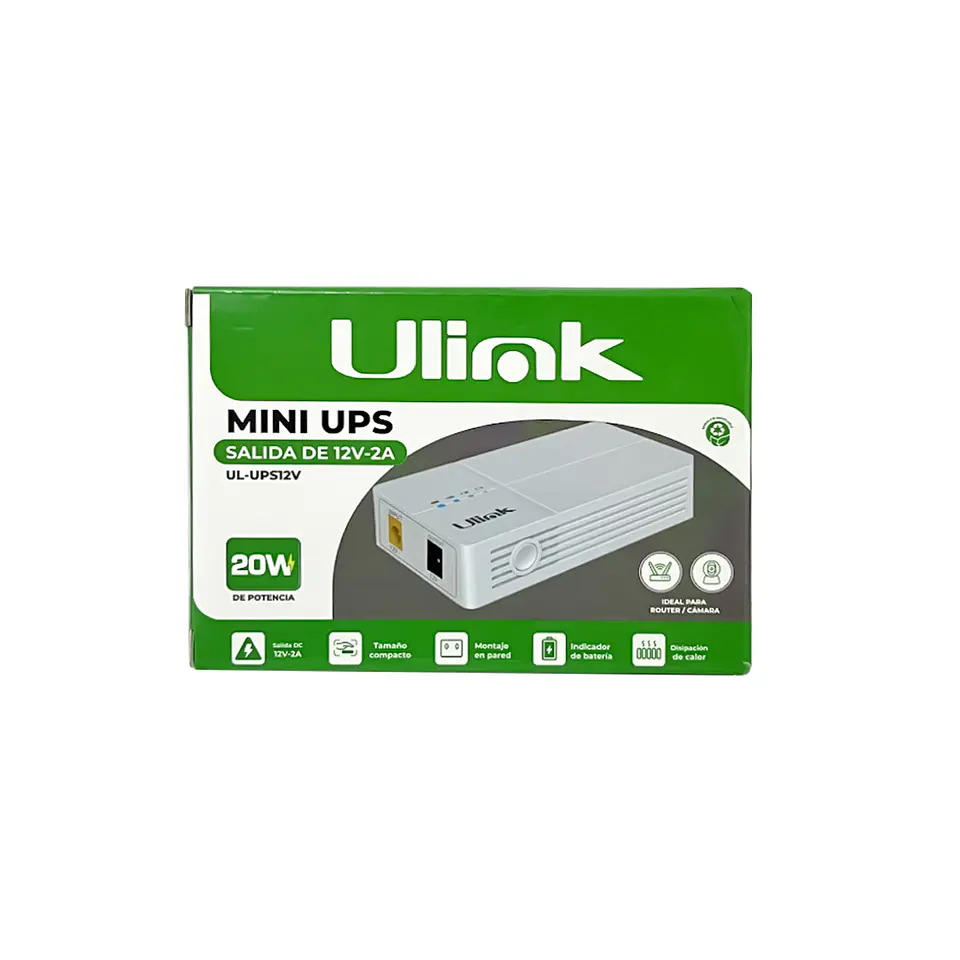 Mini UPS de 7800mah 12V Modem/Cámaras 2