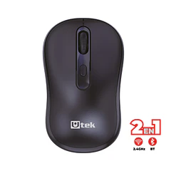 Mouse inalambrico dual 2.4GHZ y Bluetooth silencioso