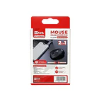 Mouse inalambrico dual 2.4GHZ y Bluetooth silencioso 3