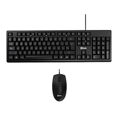 Kit teclado + mouse alámbrico 