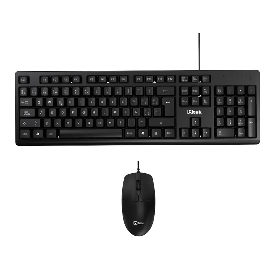 Kit teclado + mouse alámbrico  1