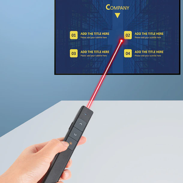 Presentador inalambrico y puntero laser utek UT-PR5800  5