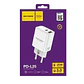 Cargador USB-C 25W DUAL USB-C y USB motomo PD-L25  - Miniatura 2