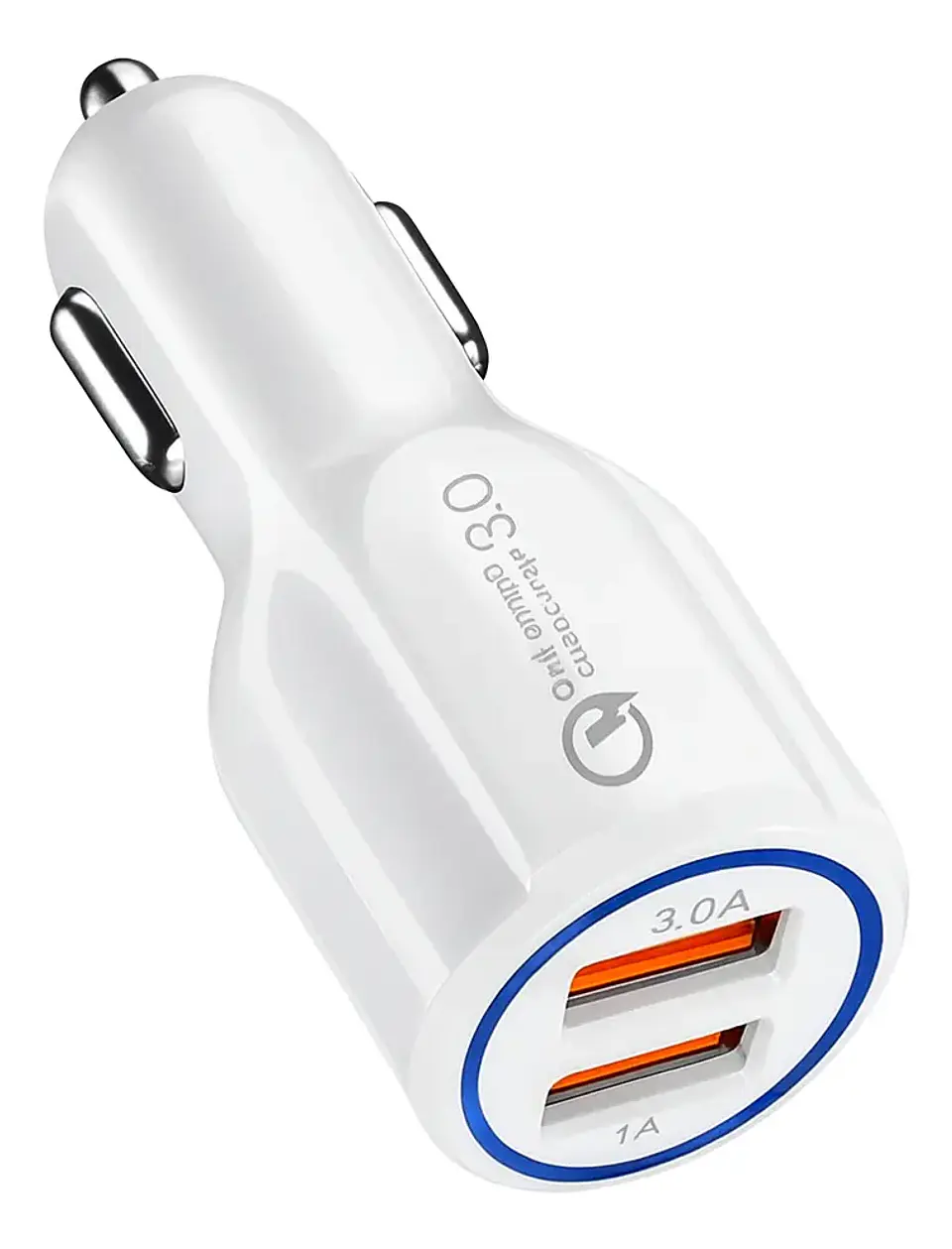 Cargador para vehículo DUAL 2.4A USB MO-CAR21  2