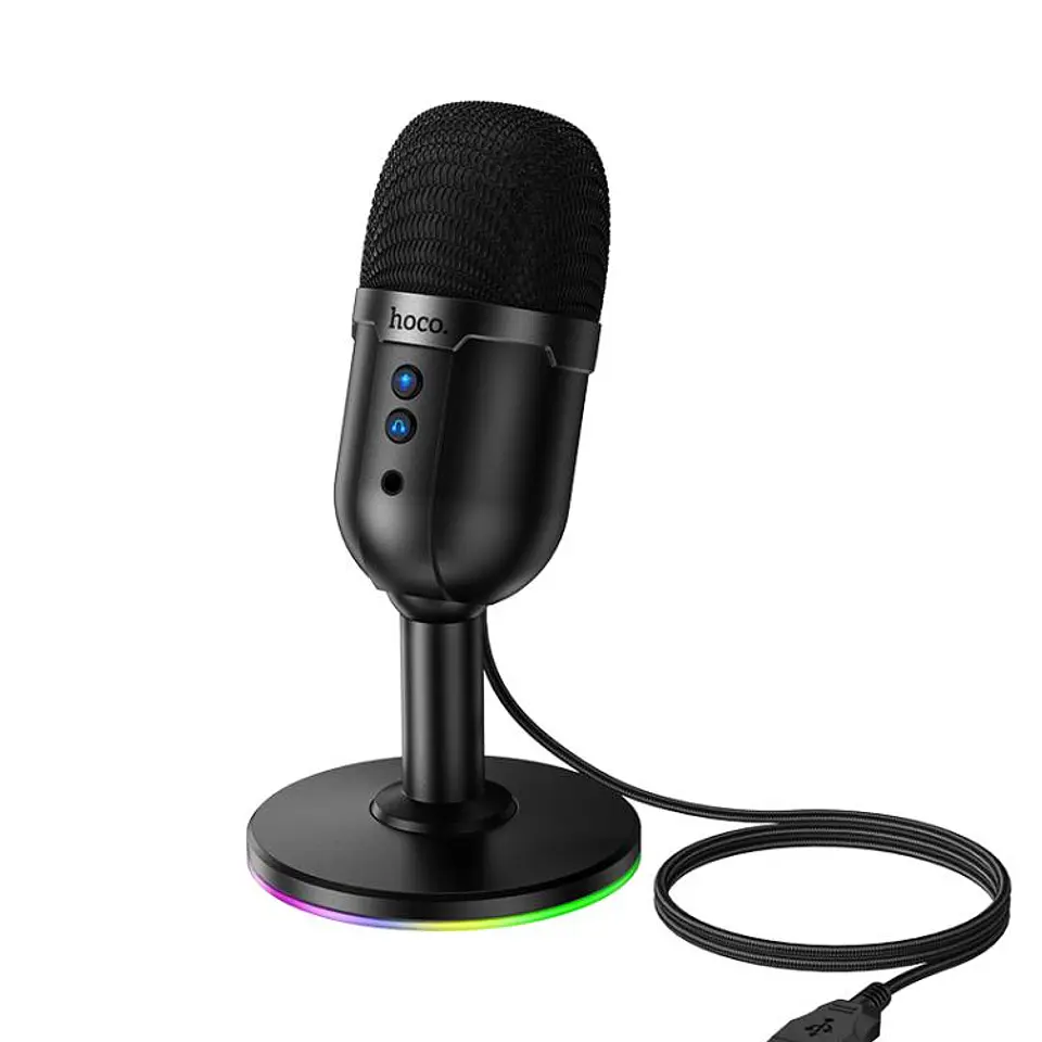 Microfono omnidireccional 360ª hoco L25 RGB  2
