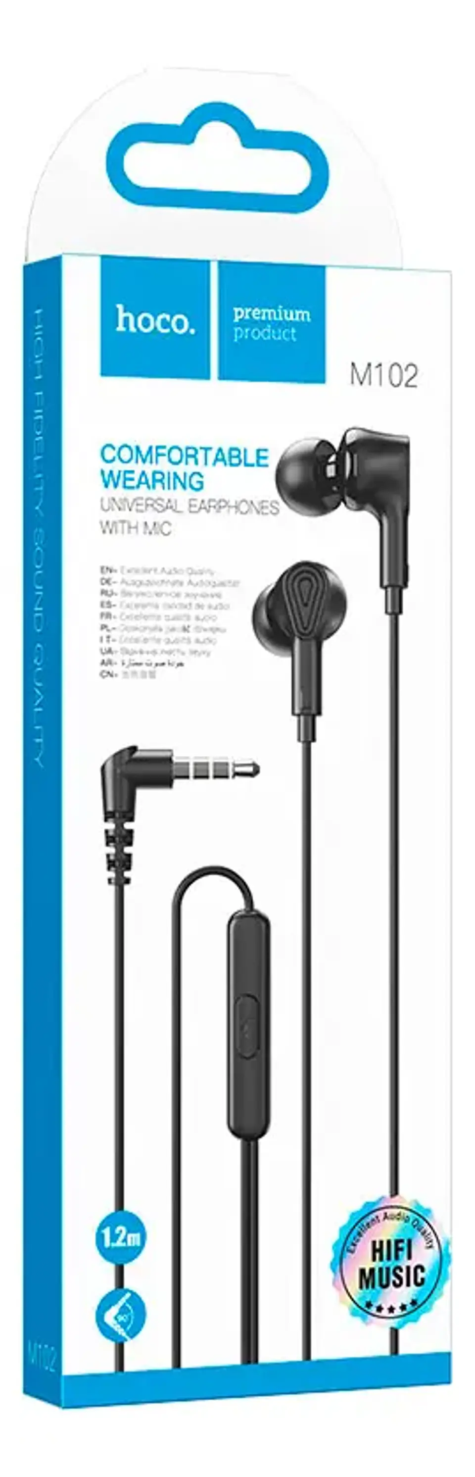 Audífono con cable manos libres HOCO M102 5