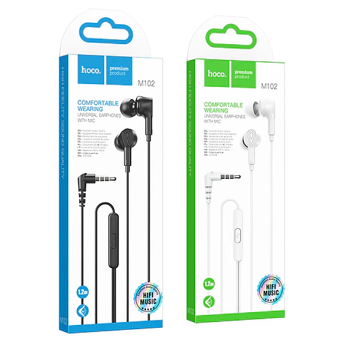 Audífono con cable manos libres HOCO M102