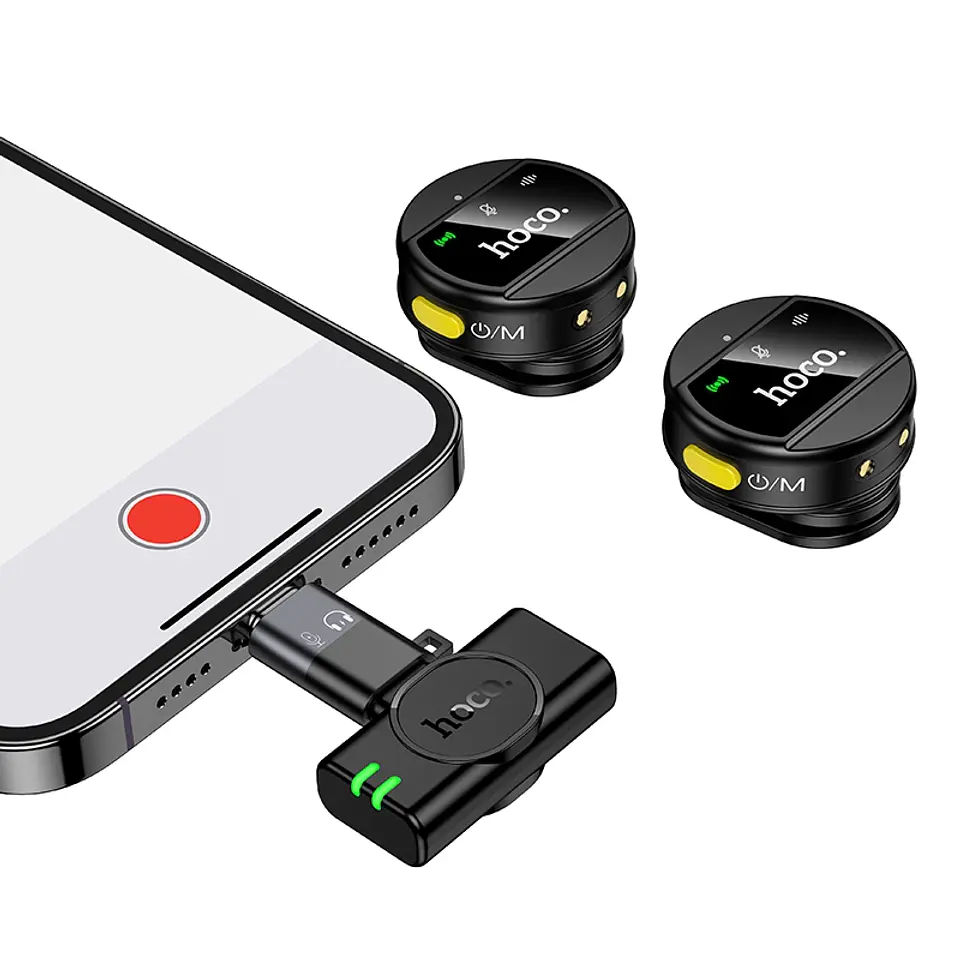 Microfono dual wireless USB-C y iphone Magentico L22  3