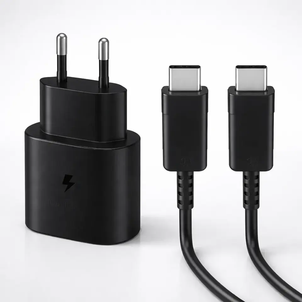 Cargador original Samsumg 45W cable USB-C color negro 3