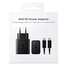 Cargador original Samsumg 45W cable USB-C color negro 1