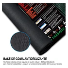 Mouse Pad Gamer 80x30cm Antideslizante Accesos directos. 6
