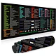 Mouse Pad Gamer 80x30cm Antideslizante Accesos directos.
