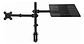Soporte monitor y notebook brazo articulado escritorio negro - Miniatura 3
