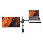 Soporte monitor y notebook brazo articulado escritorio negro 1