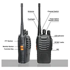 Walkie-talkie Baofeng Walkie-talkie BF 888S de 2 radios y frecuencia UHF - negro 2
