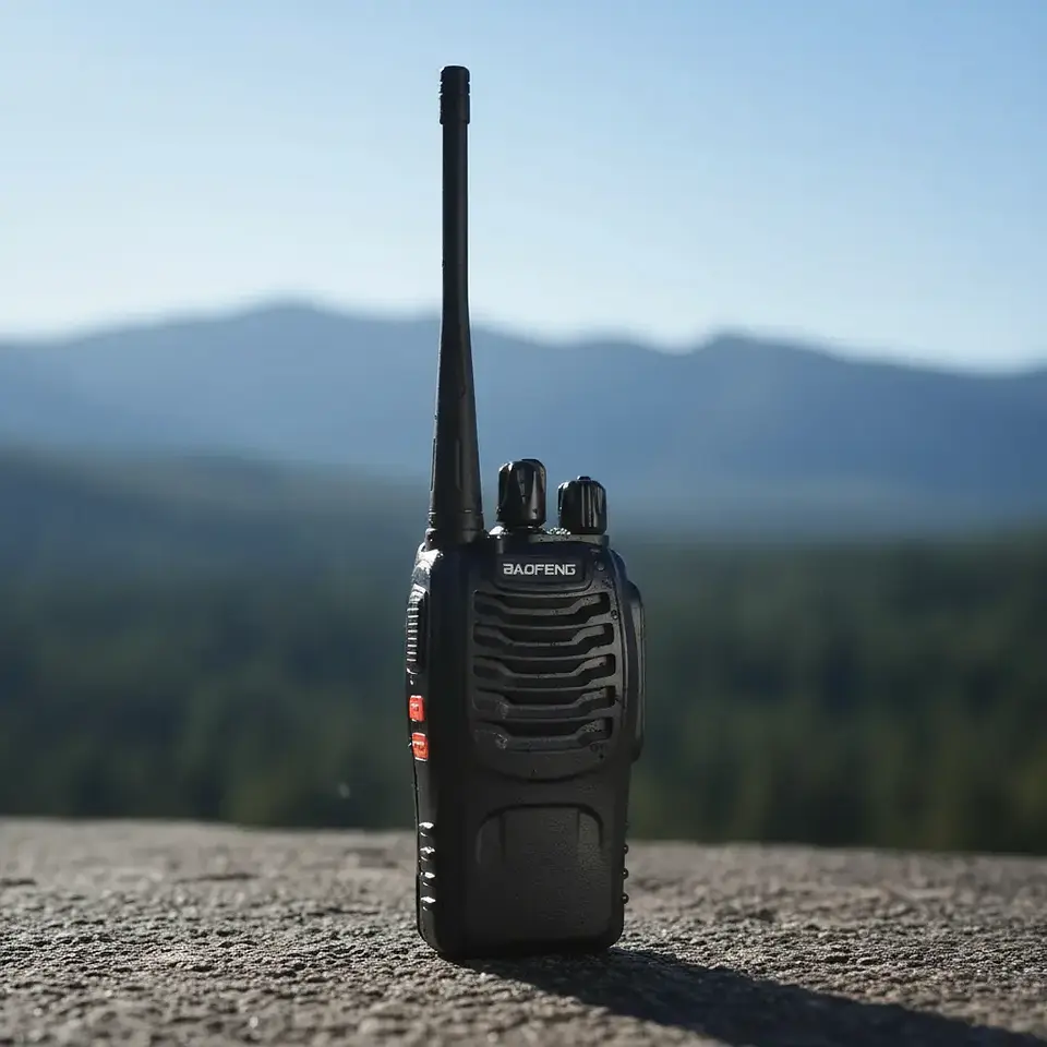 Walkie-talkie Baofeng Walkie-talkie BF 888S de 2 radios y frecuencia UHF - negro 4