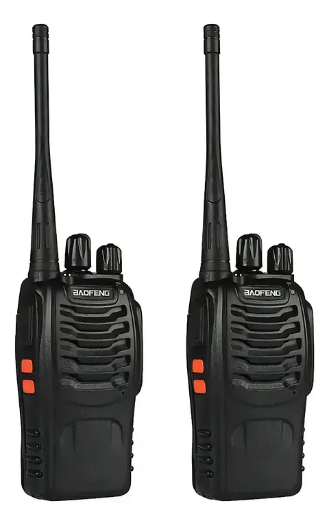 Walkie-talkie Baofeng Walkie-talkie BF 888S de 2 radios y frecuencia UHF - negro