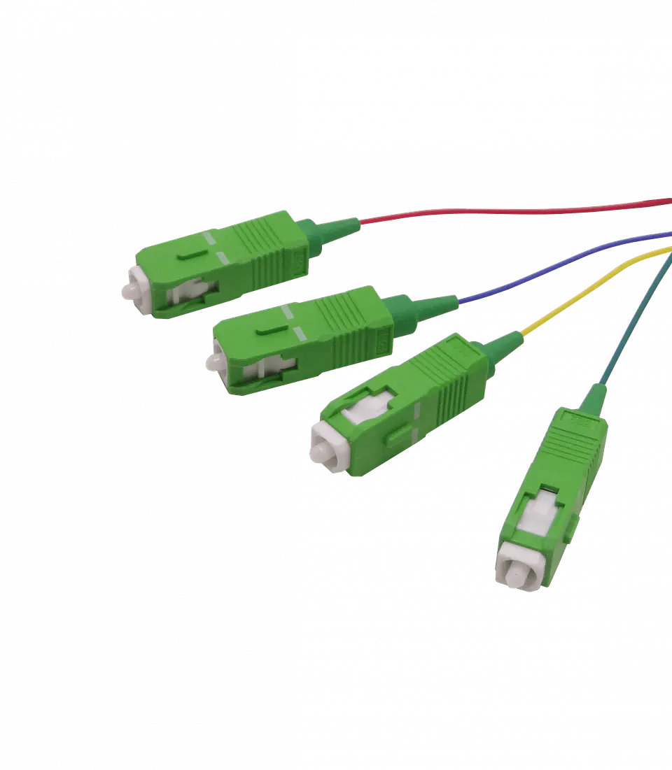 PIGTAIL SC/APC SM 1,5MT 4-UNIDADES 150CM 0,9MM 1.5MT MONOMODO 9/125UM  1