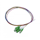PIGTAIL SC/APC SM 1,5MT 4-UNIDADES 150CM 0,9MM 1.5MT MONOMODO 9/125UM  2