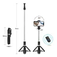Bastón selfie multifunción stick disparador BT S03 - Miniatura 2
