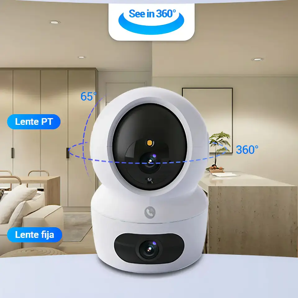 Camara inteligente hogar EZVIZ 2K H7C DUAL 2K+2K 4MP TIPO C  3