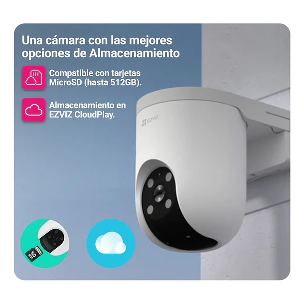 Camara inteligente EZVIZ 2K H8C PRO 3MP exterior  3