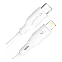 Cable de carga y datos USB-C a Lightning Blanco 27w 1MT