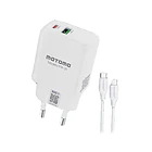 Cargador USB-C A USB-C completo Motomo PD 30W dual  1
