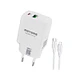 Cargador USB-C A USB-C completo Motomo PD 30W dual 