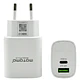 Cargador de pared Dual USB + USB-C sin cable motomo 20W MO-PDL20 