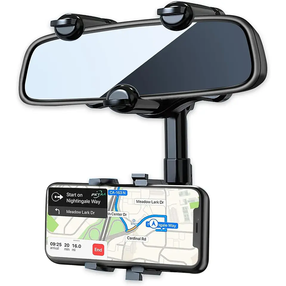 Soporte para celular espejo retrovisor tecnolab TL549  1