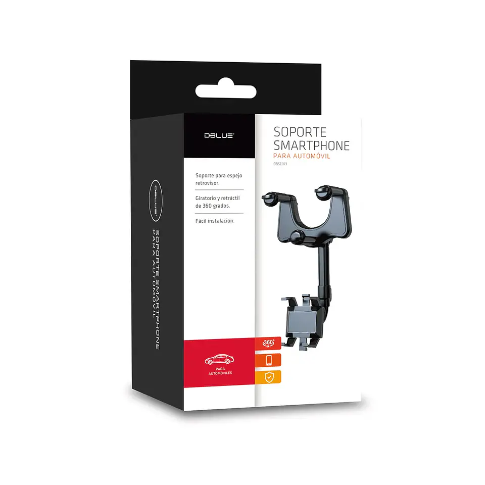 Soporte para celular espejo retrovisor tecnolab TL549  3
