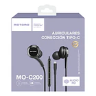 Audifonos con cable manos libres USB-C C200 2