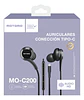 Audifonos con cable manos libres USB-C C200 - Miniatura 2