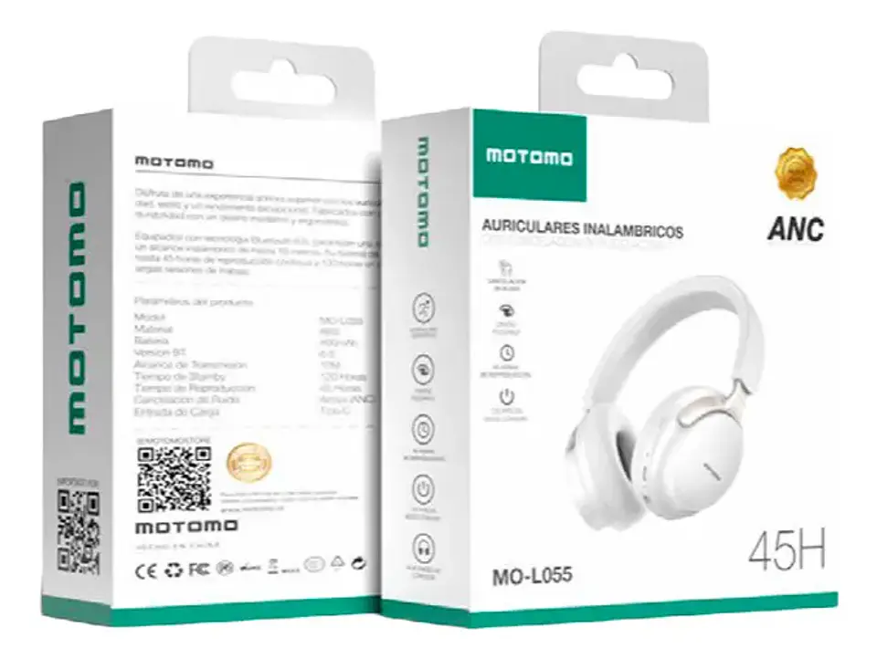 Audífono inalámbrico con cancelación de ruido L055 Blanco 3