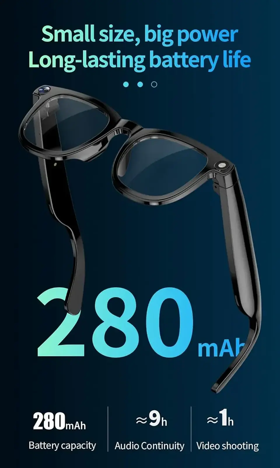 Smart Glasses lentes con IA con camara GS-98 4