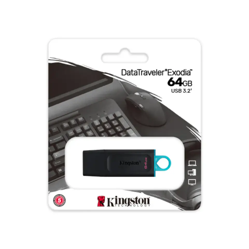 64GB Pendrive USB-C 3.2 EXODIA 3