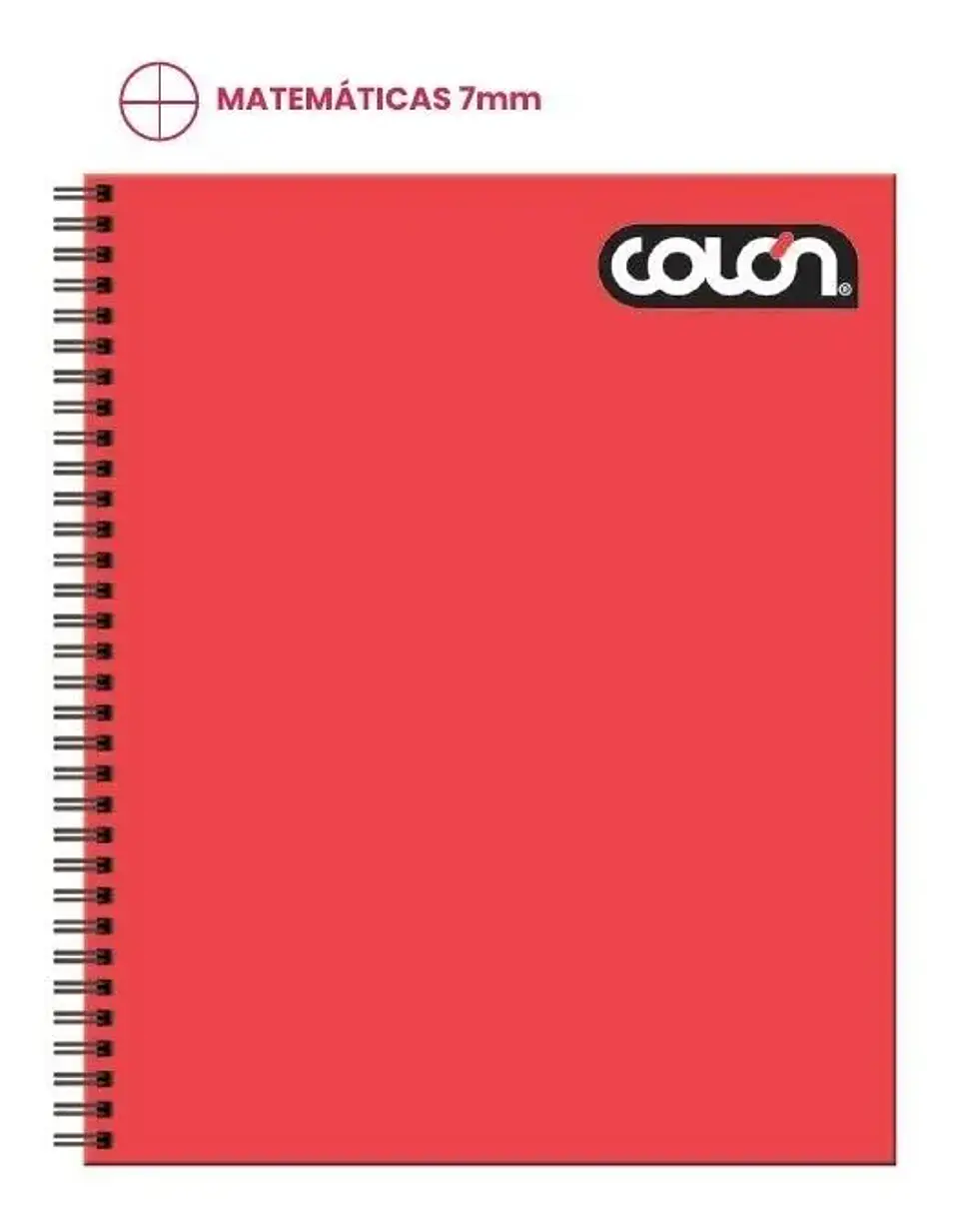 1 CUADERNO UNIVERSITARIO MATEMATICA 7 MM 100 HOJAS COLON 2