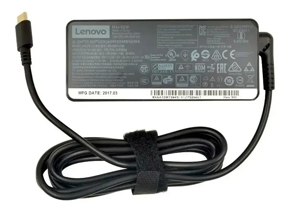 Cargador Lenovo original tipo C 65w 2