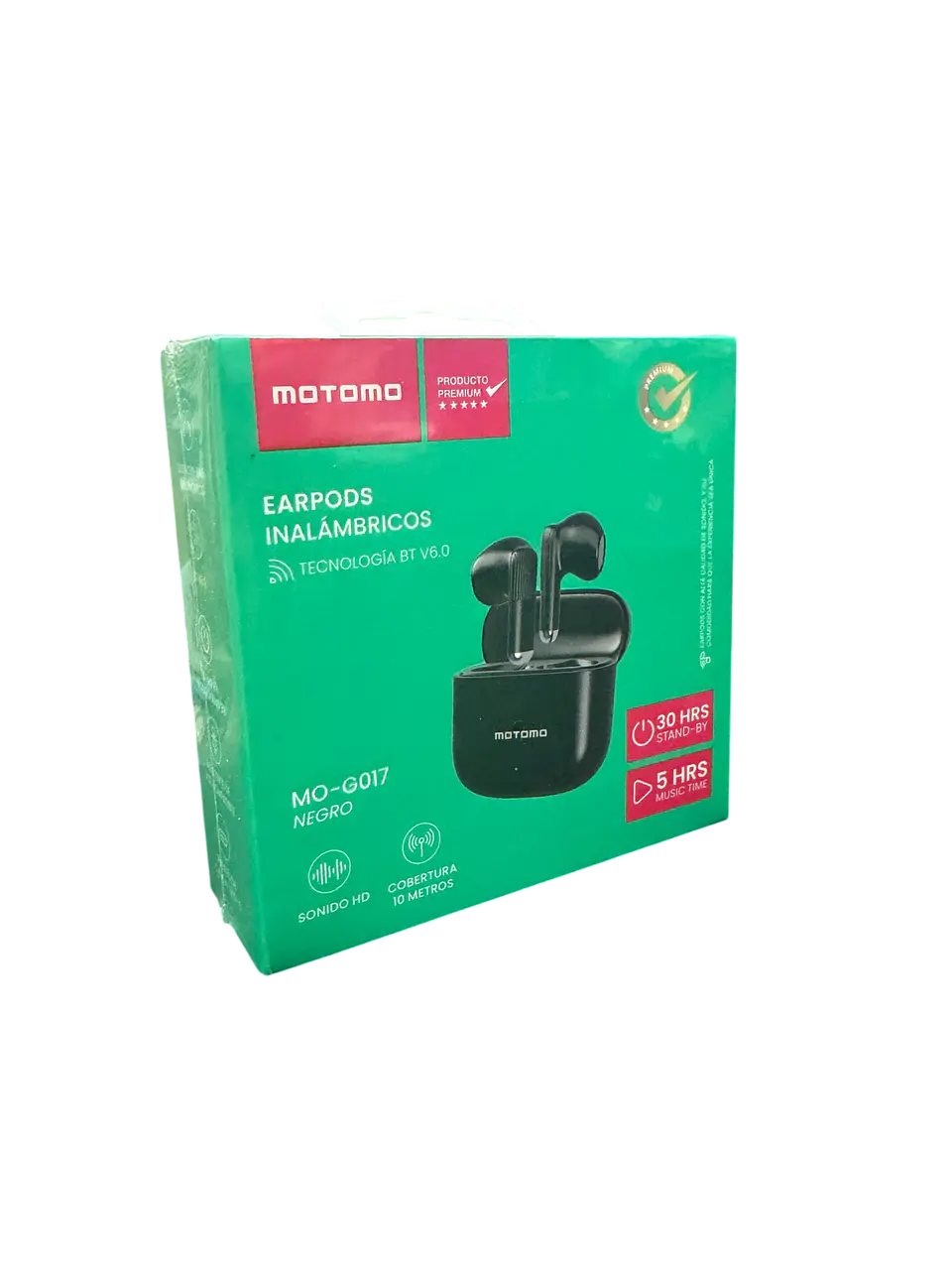 Audifonos Bluetooth motomo MO-G017 Negro 2