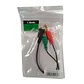 Cable de audio 3,5mm hembra a 2 plug 3,5mm macho - Miniatura 3