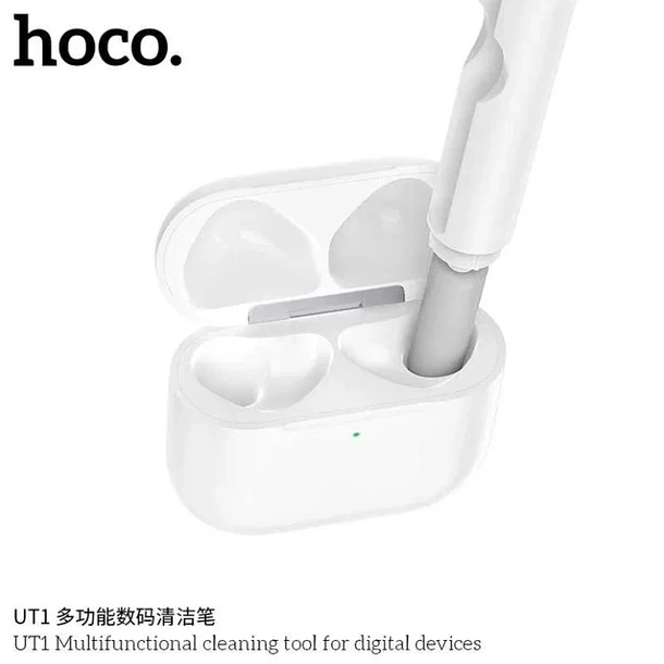 Limpiador multifuncional HOCO UT1 Blanco para audifonos  2