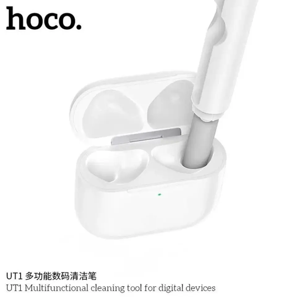 Limpiador multifuncional HOCO UT1 Blanco para audifonos  2