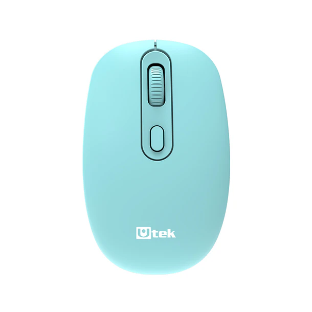 Mouse inalambrico 2.4GHZ azul UTEK Colores 4