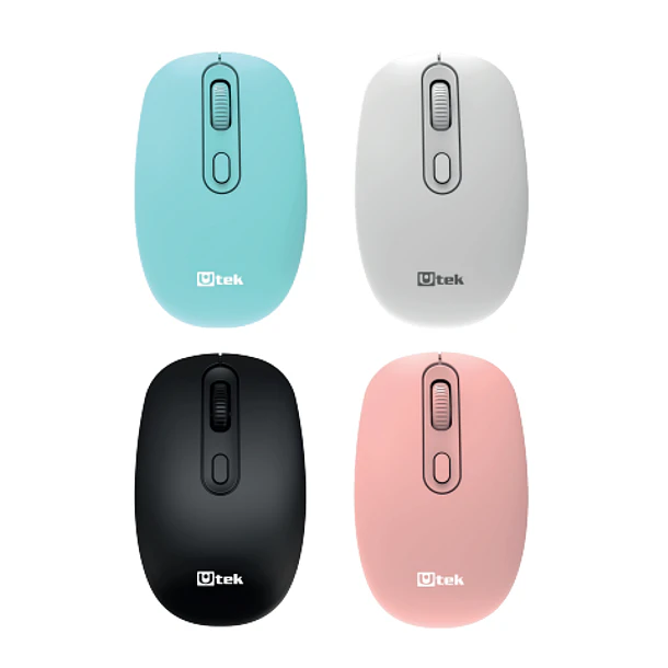 Mouse inalambrico 2.4GHZ azul UTEK Colores 1